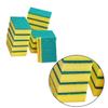 15pcs Kitchen Cleaning Sponge Set Double-Sided Scouring Pads Dishwashing Brush Non-Damaging for Kitchen Bathroom view 3