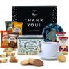 Thank You Afternoon Tea Hamper  Hattie's Gifts English Tea Gift Set with Clotted Cream Fudge & Shortbread Biscuits  Thank You Hamper for Women and Men view 1