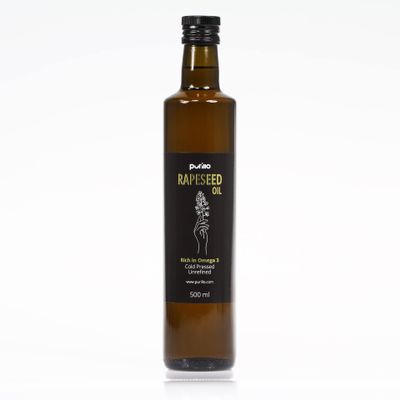 Rapeseed oil, cold-pressed, unrefined - Purillo (500 ml)