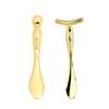 2Pcs Zinc Alloy Eye Cream Spatula Spoons, Portable Beauty Massage Tools view 1