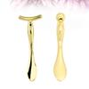 2Pcs Zinc Alloy Eye Cream Spatula Spoons, Portable Beauty Massage Tools view 3