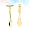 2Pcs Zinc Alloy Eye Cream Spatula Spoons, Portable Beauty Massage Tools view 4