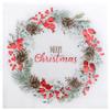 Santex 20 Paper Napkins Merry Christmas 33 cm Red view 1