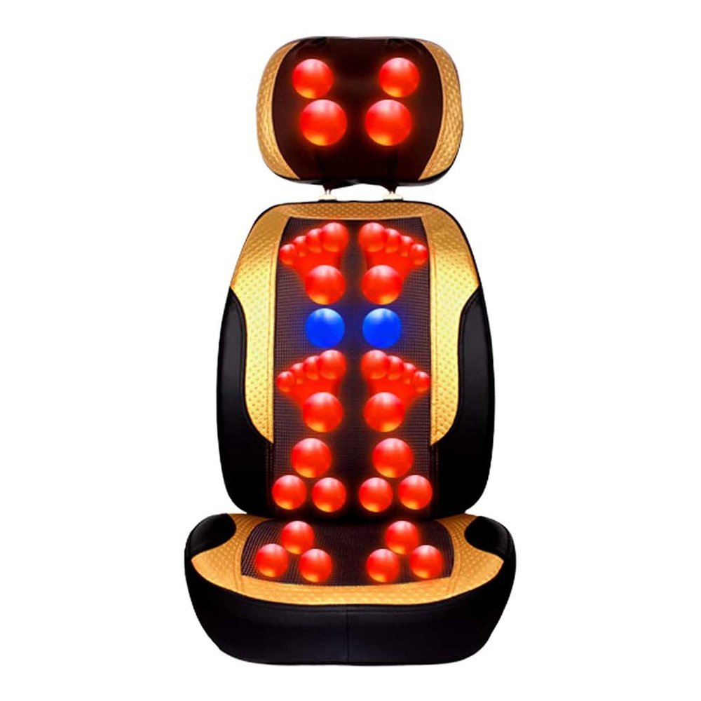 Corsehild Shiatsu Neck Back Massager Seat Chair Pad Massage Cushion, Kneading with Heat, Rolling & Spot Massage - for Full Body Pain Relief
