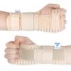 Actesso Breathable Wrist Brace Splint with Support Strap - Ideal for Carpal Tunnel, Sprains, and Tendonitis (Beige, Left Hand, XL) view 1