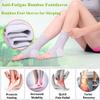 2 Pairs Bamboo Compression Socks, Bamboo Anti Fatigue Sleeping Socks Open Toe, Neuropathy Socks Pain Relief for Feet, Ankle Swelling, Better Blood Flow., Keep Warm in Winter Outdoor Sports view 4