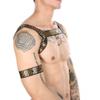 JPXJGT Man Harness Belt Body Chest Elastic Halter Restraint Strap Chest Strap Cosplay Halloween (Color:Gold,Size:One Size) view 3