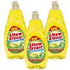 Lemon fresh Washing Up Liquid - Power Degreaser for Glasses Pans and Plates - 3 x 600ml view 1