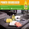 Lemon fresh Washing Up Liquid - Power Degreaser for Glasses Pans and Plates - 3 x 600ml view 3