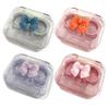 4PCS Contact Lens Case Leak Proof, Colorful Contact Lens Box Holder Container, Outdoor Mini Contact Lens Soak Storage Kit for Travel&Home view 1