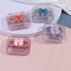 4PCS Contact Lens Case Leak Proof, Colorful Contact Lens Box Holder Container, Outdoor Mini Contact Lens Soak Storage Kit for Travel&Home view 2