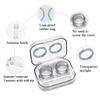 4PCS Contact Lens Case Leak Proof, Colorful Contact Lens Box Holder Container, Outdoor Mini Contact Lens Soak Storage Kit for Travel&Home view 3