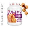 Medi-Evil Nutrition Whey Dynamic Protein, Caramel Biscuit Flavour, 2kg Whey Protein Powder for Muscle Building, Vegetarian | 66 Servings view 2