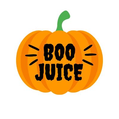 Halloween Design Edible Cocktail Drink Toppers x 1 Sheet (Boo Juice, 15 x 2" Inches)