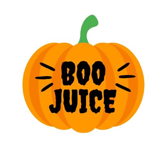 Halloween Design Edible Cocktail Drink Toppers x 1 Sheet (Boo Juice, 15 x 2" Inches)