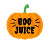 Halloween Design Edible Cocktail Drink Toppers x 1 Sheet (Boo Juice, 15 x 2" Inches) view 1