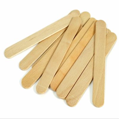 Wooden Tongue Depressor, Waxing Spatula, Tattoo Wax Stick, Medical 15cm pk 50