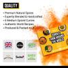 SPICENTICE World Curry Kit - Spice Gift Set with Easy-to-Follow Recipes - 6 x Authentic 100% Natural Spice Powder - Each Serves 4 - Mild & Medium Curry Spices - Food Cooking Gift for Men & Women view 4