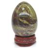 35x50mm Natural Dragon Blood Jasper Crystal Egg Gemstone Healing Sphere Stand Reiki Ornament Home Decoration,1 PC view 2