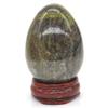 35x50mm Natural Dragon Blood Jasper Crystal Egg Gemstone Healing Sphere Stand Reiki Ornament Home Decoration,1 PC view 4