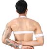 JPXJGT Man Harness Belt Strong Nylon Body Chest Elastic Muscle Restraint Fitness Cosplay Halloween(Color:White,Size:One Size) view 3