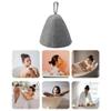 Fopytu Sauna Hat Wool Felt Russian Banya Sauna Cap with Hang Loop Supply for Hot Dry Steam Room Bath Accessories view 3