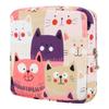 Desing Wish 1 Pack Period Pouch, Portable Tampon Storage Bag for Sanitary Napkins, Tampon Holder for Purse Feminine Product Organizer, First Period Gifts for Teen Girls School (Cat) view 1