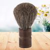FRCOLOR 2pcs Natural Wooden Handle Bristles Mustache Beards Brush for Men Soft Bristle Beard Care Wet Shaving Brush view 2