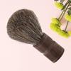 FRCOLOR 2pcs Natural Wooden Handle Bristles Mustache Beards Brush for Men Soft Bristle Beard Care Wet Shaving Brush view 3