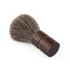 Beaupretty 3pcs Beard Brush Wood Handle for Men Hair Shaving Tool for Mustache Goatee Whiskers Travel view 3
