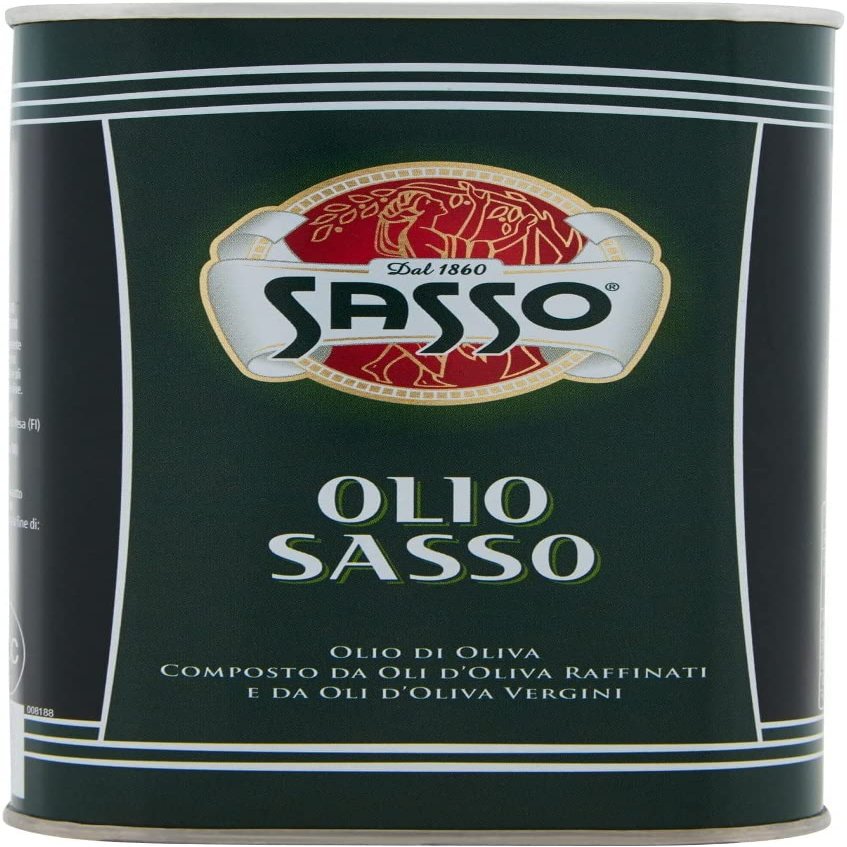 3 x Sasso Olio Extra Virgine D'oliva Virgin Olive Oil 500 ml 100% Italian