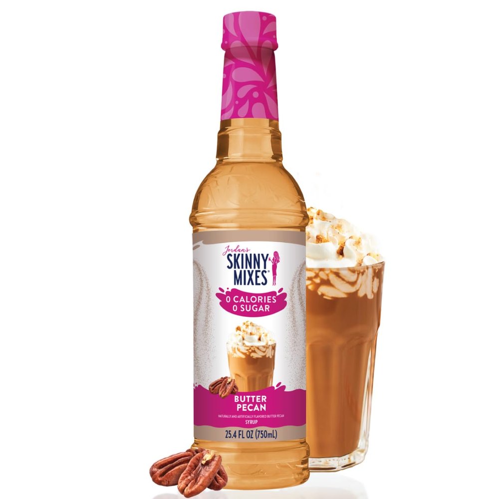 Jordan's Skinny Syrups Butter Pecan Barista Collection | 0 Calories | 0 Sugar | 0 Carbs | 750ml