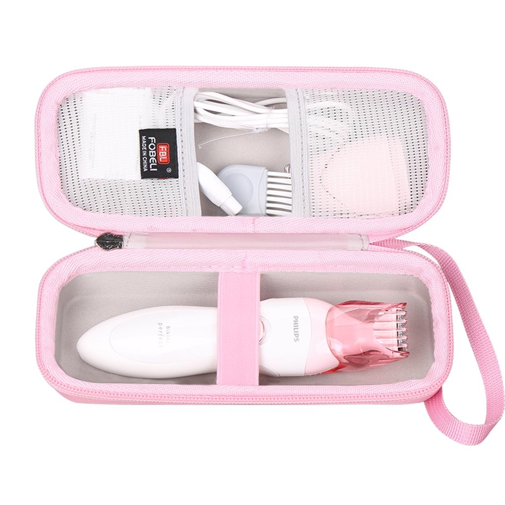 FBLFOBELI Hard Storage Case Compatible with Braun Epilator Silk-epil 3 3-270 Hair Removal Shaver Trimmer, EVA Protective Travel Carrying Container Bag