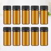 Cabilock 20pcs Vial Bottles for Essential Oils Perfumes Leakproof Glass Travel Bottles view 4