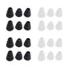 12 pairs of silicone earplugs, three layers of silicone sound insulation earplugs, noise isolation, earphone replacement plugs, suitable for most earphones (3 sizes, S/M/L) view 1