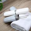Lodokdre Travel Toothbrush Case Stretchable Toothpaste Holder Anti Bacterial Adjustable Box Black view 3