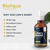 Lions Mane Supplement Liquid Drops - High Strength of 24,000mg per 60ml Bottle at 4X Concentration - Vegan - 1 Month Supply of Premium Lions Mane Extract - Made in UK by Balance (Single Pack) view 3
