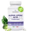 Bandini Alpha Lipoic Acid 200mg Supplement - 100 High Strength ALA Vegan Capsules | Alpha-Lipoic Acid Protects from Oxidative Stress, Powerful Antioxidant - Maximum Absorption, No Binders or Fillers view 1