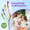 Shield Care Hippo Kids Toothbrush  Super Soft Bristles with Versatile Grip & Fun Design, 4-Pack (Assorted Colours) view 2