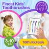 Shield Care Hippo Kids Toothbrush  Super Soft Bristles with Versatile Grip & Fun Design, 4-Pack (Assorted Colours) view 3