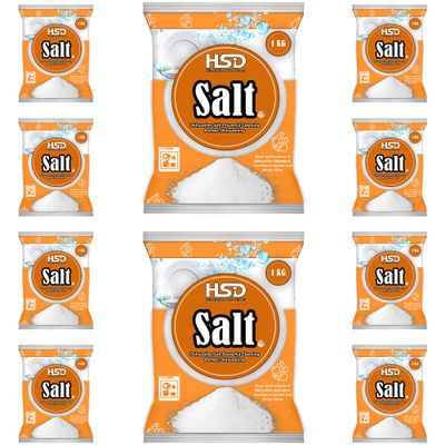 1kg Dishwasher Salt, Powerful Cleaning Dishwasher Salt, softener salt, Best For Laundry Kitchen Dish Washing, Compatible to All Water Softner Machine, Premium Food Grade 100% Genuine British Salt (10)