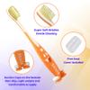 Shield Care Giggles Toothbrush, Fun Design, Flexible Grip and Best for Kids Oral Care - Super Soft Bristles, Kids - 8 Count (Pack of 1) view 3