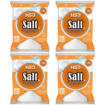 1kg Dishwasher Salt, Powerful Cleaning Dishwasher Salt, softener salt, Best For Laundry Kitchen Dish Washing, Compatible to All Water Softner Machines, Premium Food Grade 100% Genuine British Salt (4)