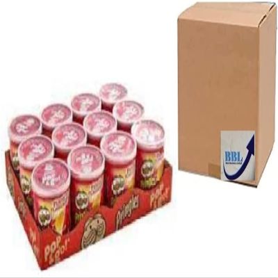Pringle's Original Salted Pop & Go Crisps 12 x 40g