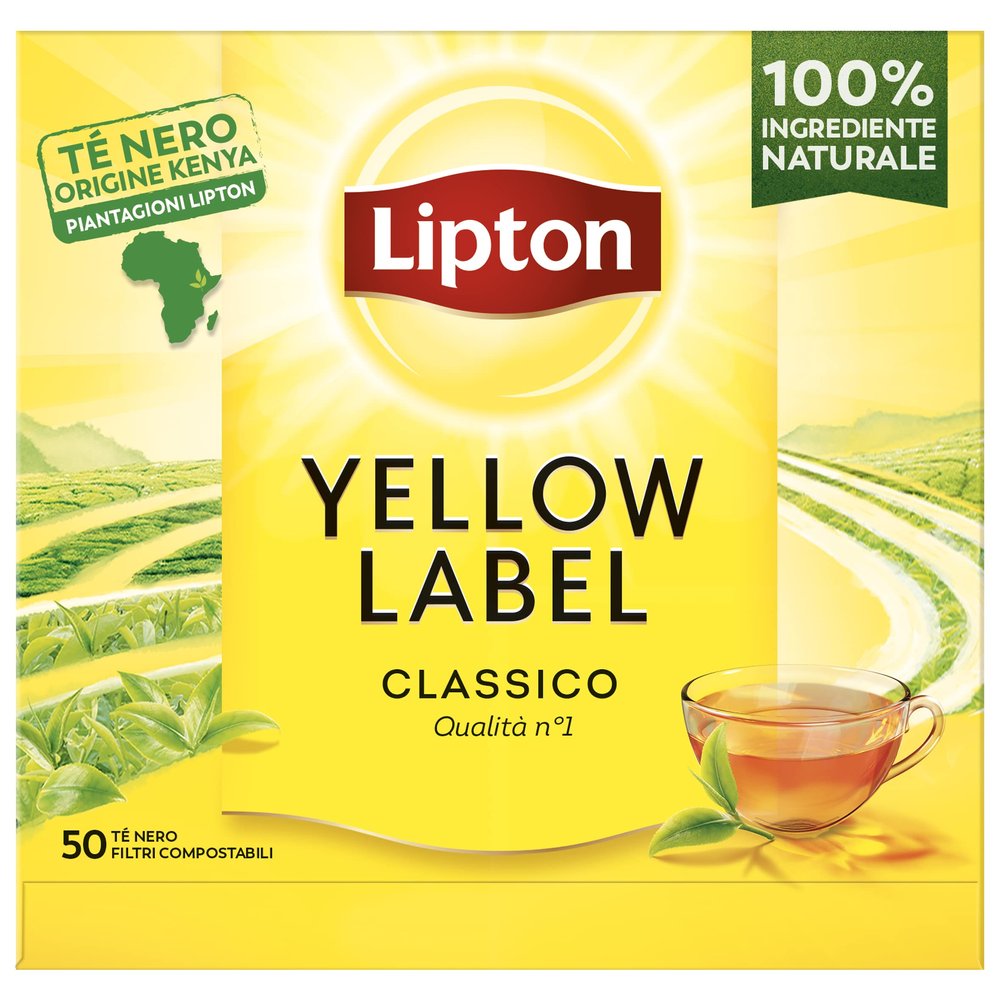 Lipton Zwarte Thee Yellow Label Black Tea 75g