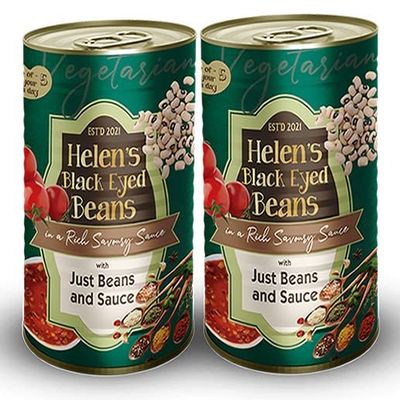 Helen's Black Eyed Beans in Rich Savoury Sauce (2 cans)