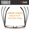 TWINKLE TWINKLE Reading Glasses Men Women Readers Glasses Comfort Spring Hinge Lightweight Eyeglasses for Reading R141 (2 Pairs Matte Grey, +1.00 Magnification) view 3