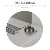 Beaupretty 2pcs Stainless Steel Men's Shaving Bowl Soap Bubble Bowl Handle for Shaving Lather in Bathroom view 2