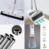 Broom Set Broom and Dustpan Set for Home - Foldable Standing Broom and Dustpan Set Combination with Retractable Broom Cleaning (Two) view 4