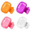 4 Pack Travel Toothbrush Head Covers Toothbrush Protector Cap Brush Pod Case Protective Portable Plastic Clip for Household Travel, School, Camping, Bathroom, Business view 1